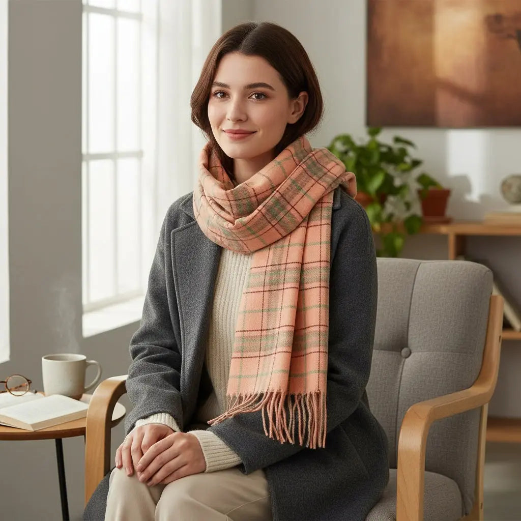 Echarpe en cachemire ZULEIKA - Coeur de Foulard