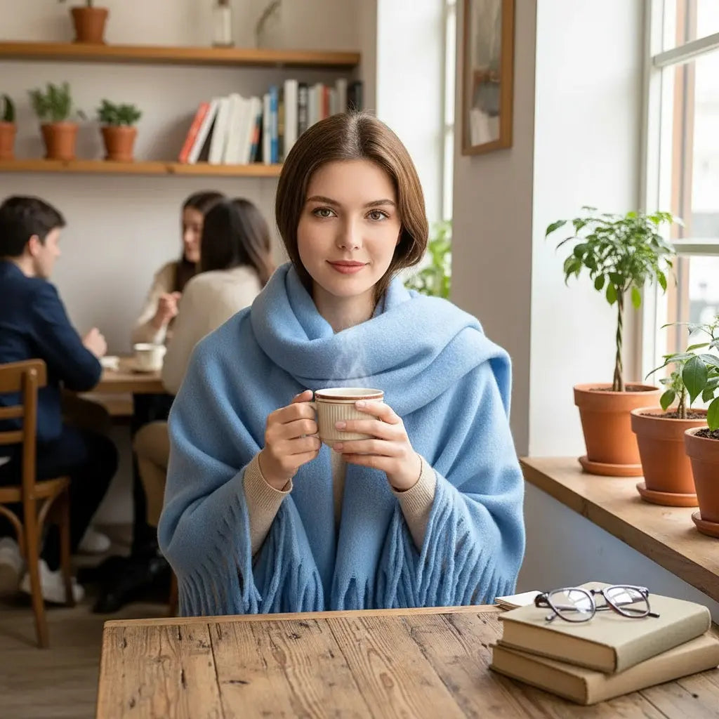 Echarpe femme hiver ESTHER - Coeur de Foulard