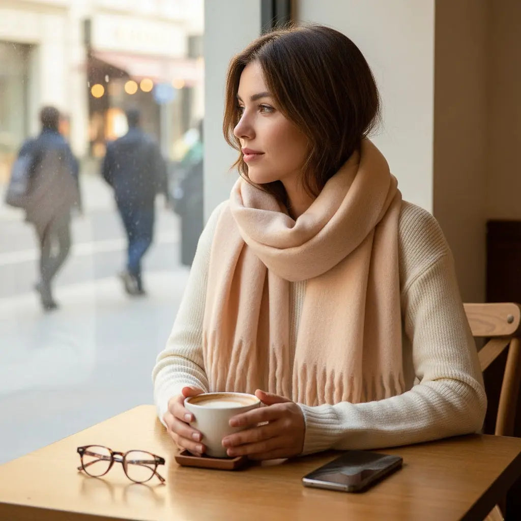 Echarpe femme hiver FERNANDA - Coeur de Foulard