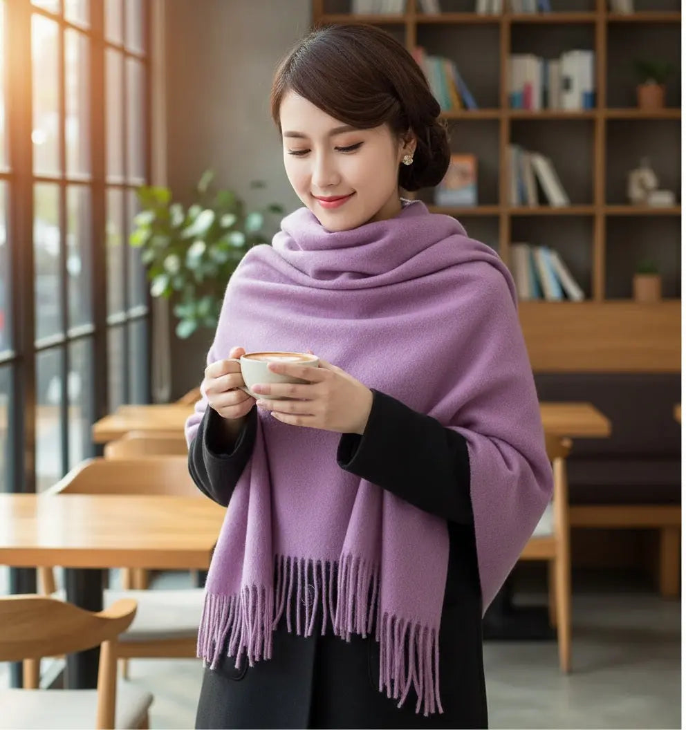 Echarpe femme laine KAIJA Coeur de Foulard