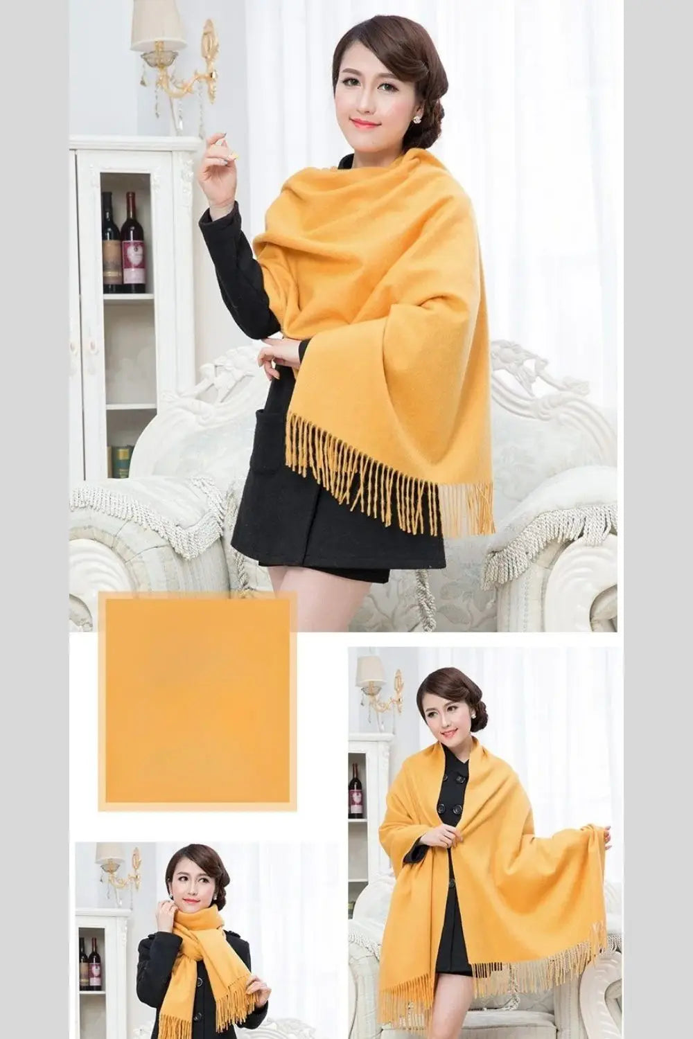 Echarpe femme laine KARLA Coeur de Foulard