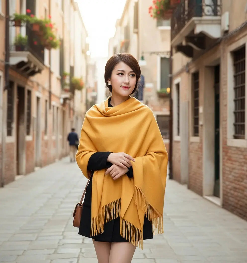 Echarpe femme laine KARLA Coeur de Foulard