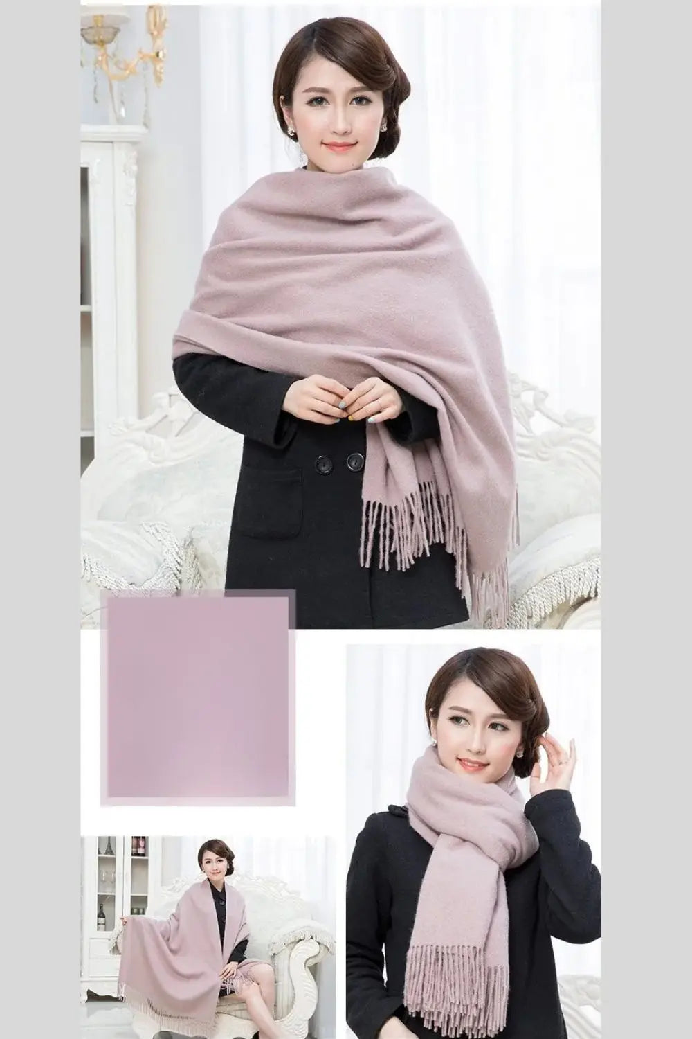 Echarpe femme laine KATLA - Coeur de Foulard