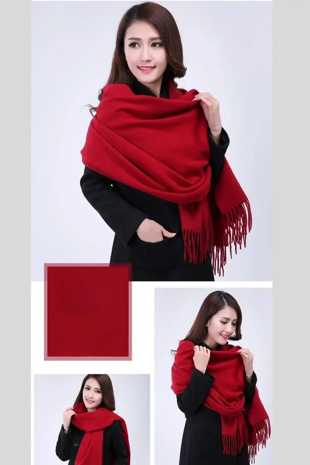 Echarpe femme laine LIV Coeur de Foulard