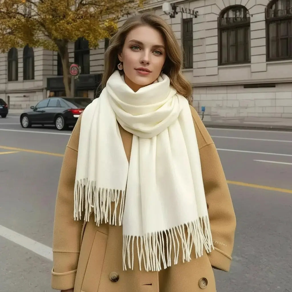 Echarpe femme luxe ANNIKA - Coeur de Foulard