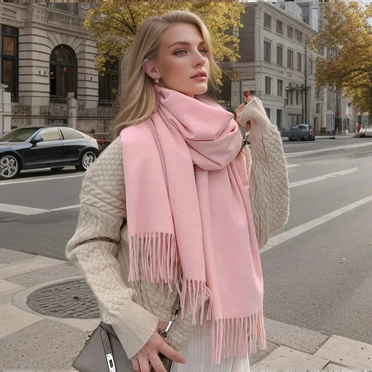 Écharpe Femme Luxe InTheCity 4 - Coeur de Foulard