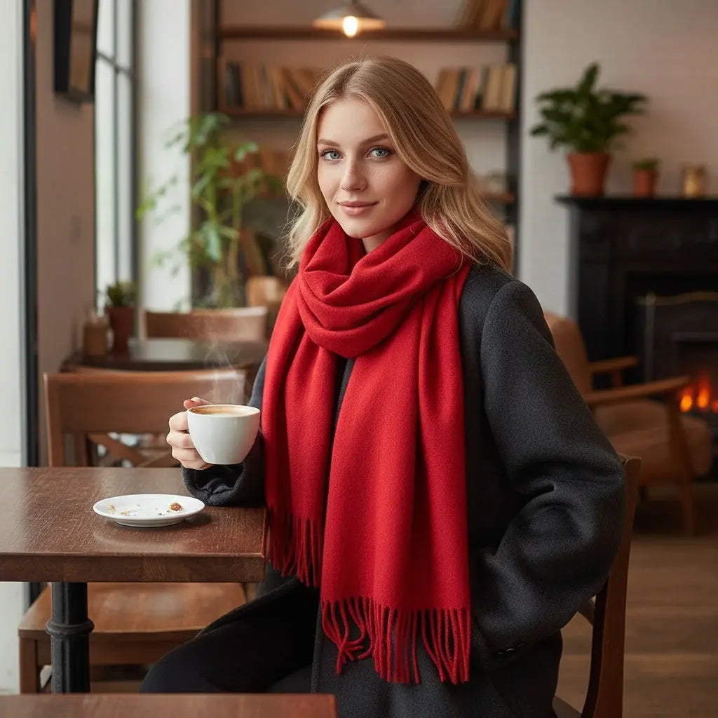 Echarpe femme luxe AUD Coeur de Foulard