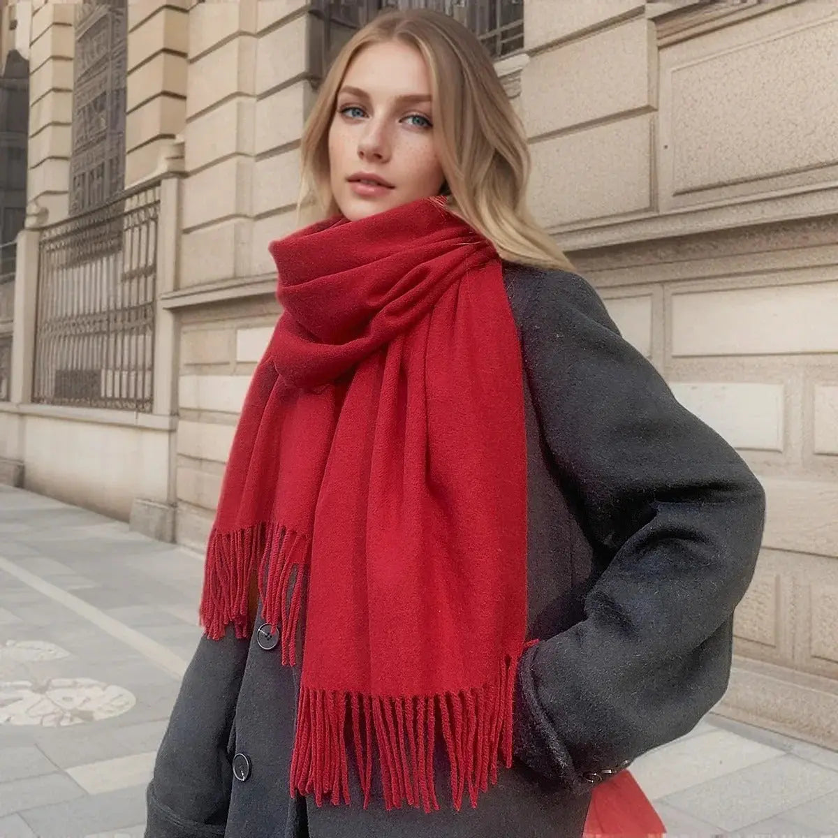 Echarpe femme luxe AUD - Coeur de Foulard