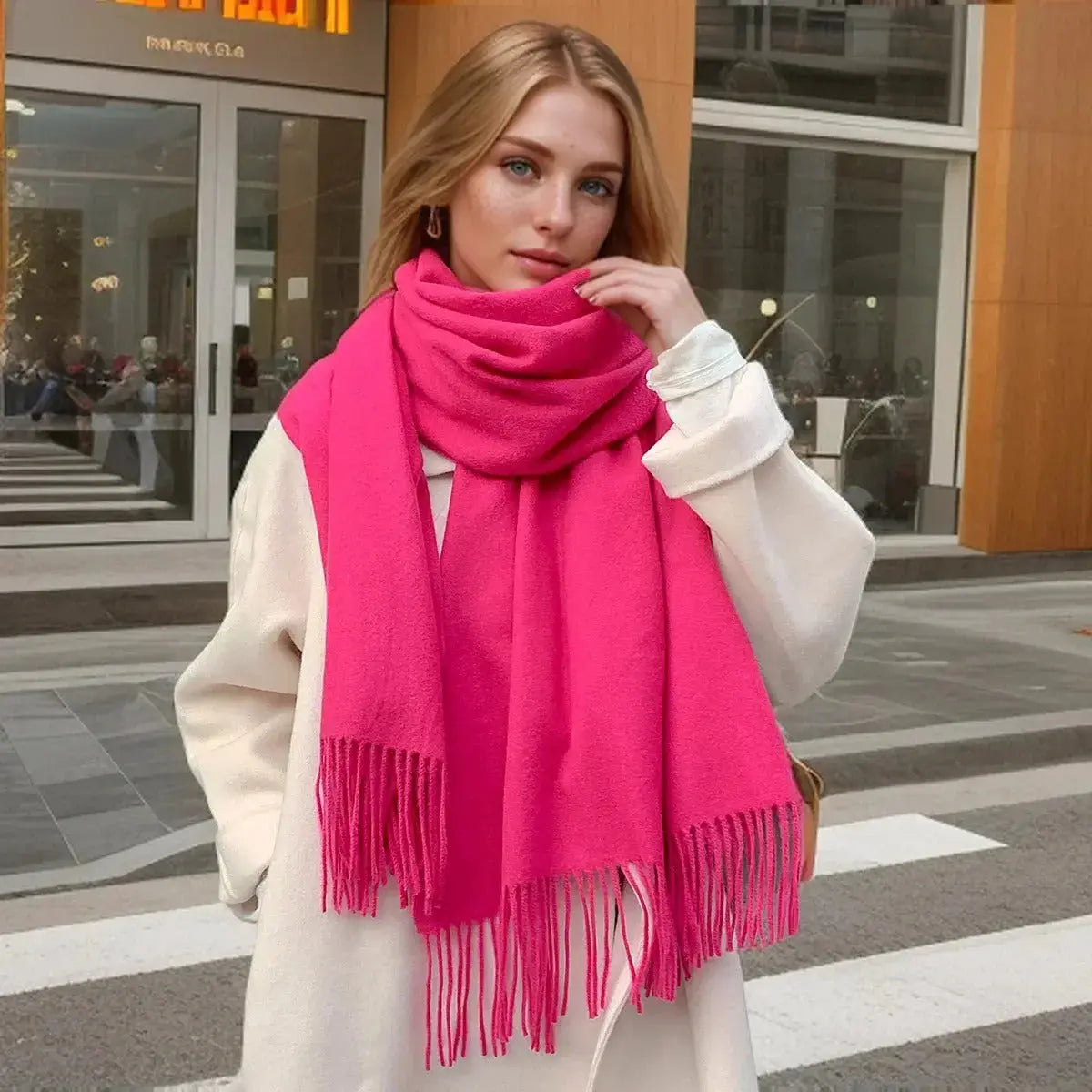 Écharpe Femme Luxe InTheCity 8 - Coeur de Foulard