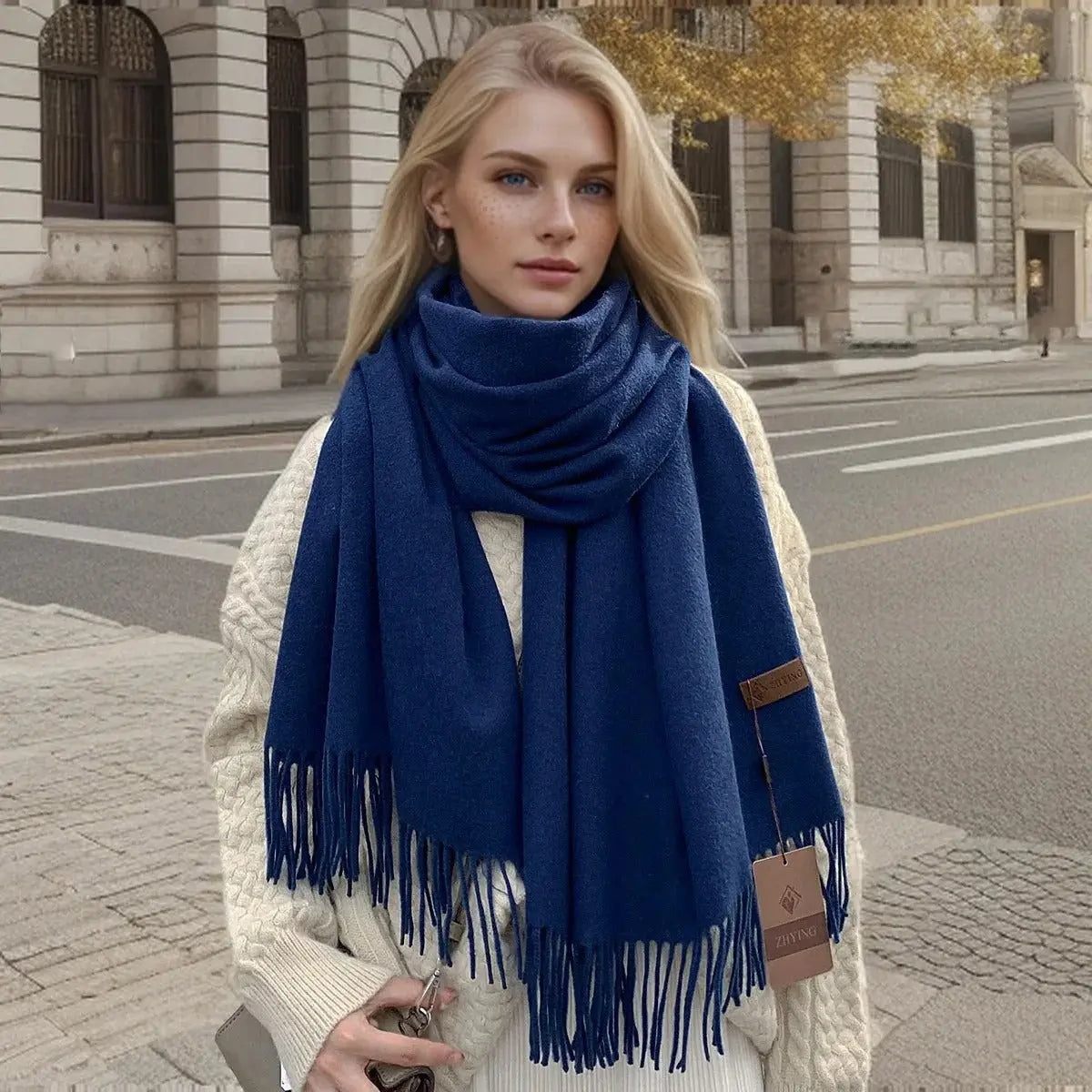 Echarpe femme luxe DISA - Coeur de Foulard