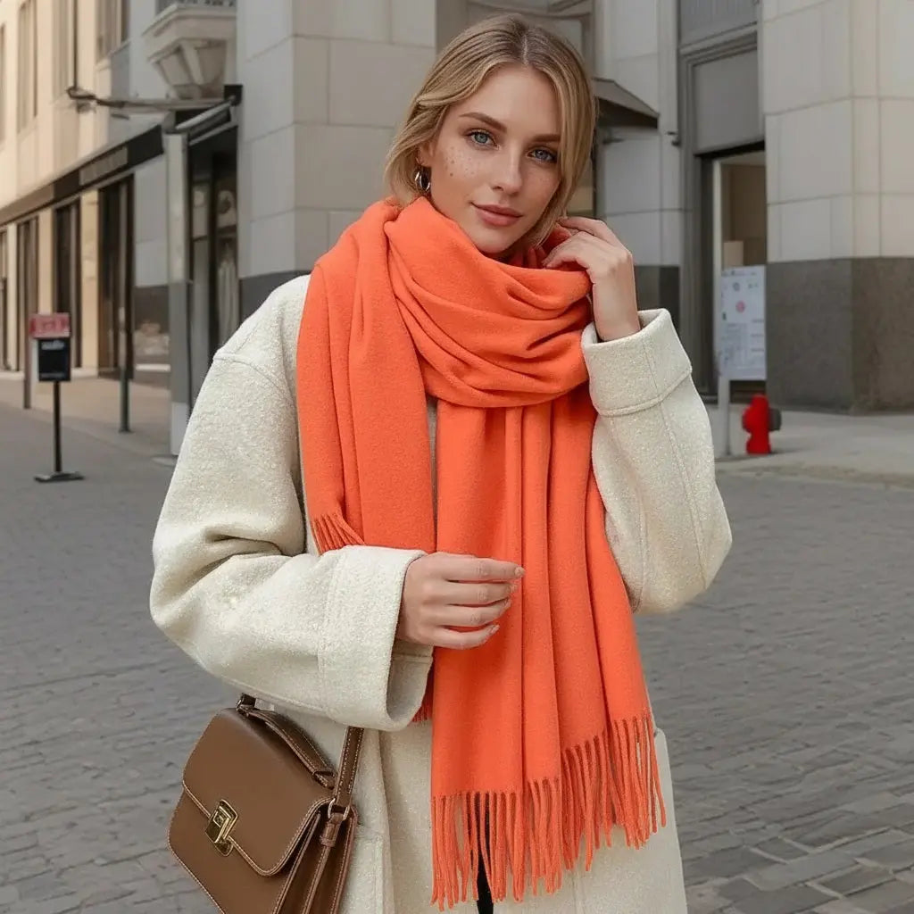 Echarpe femme luxe EIJA - Coeur de Foulard