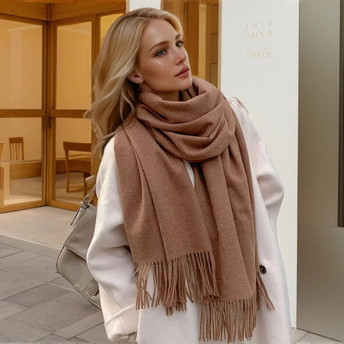 Écharpe Femme Luxe InTheStreet Coeur de Foulard