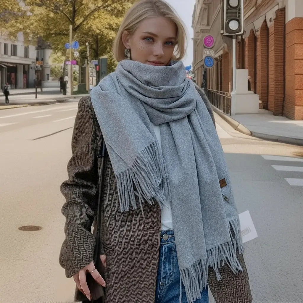 Echarpe femme luxe ELISE - Coeur de Foulard