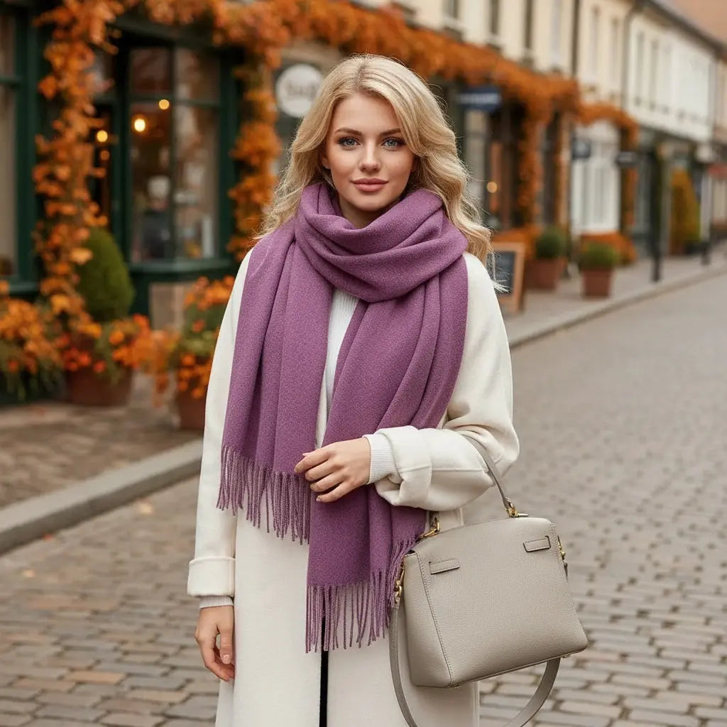 Echarpe femme luxe ELVA Coeur de Foulard