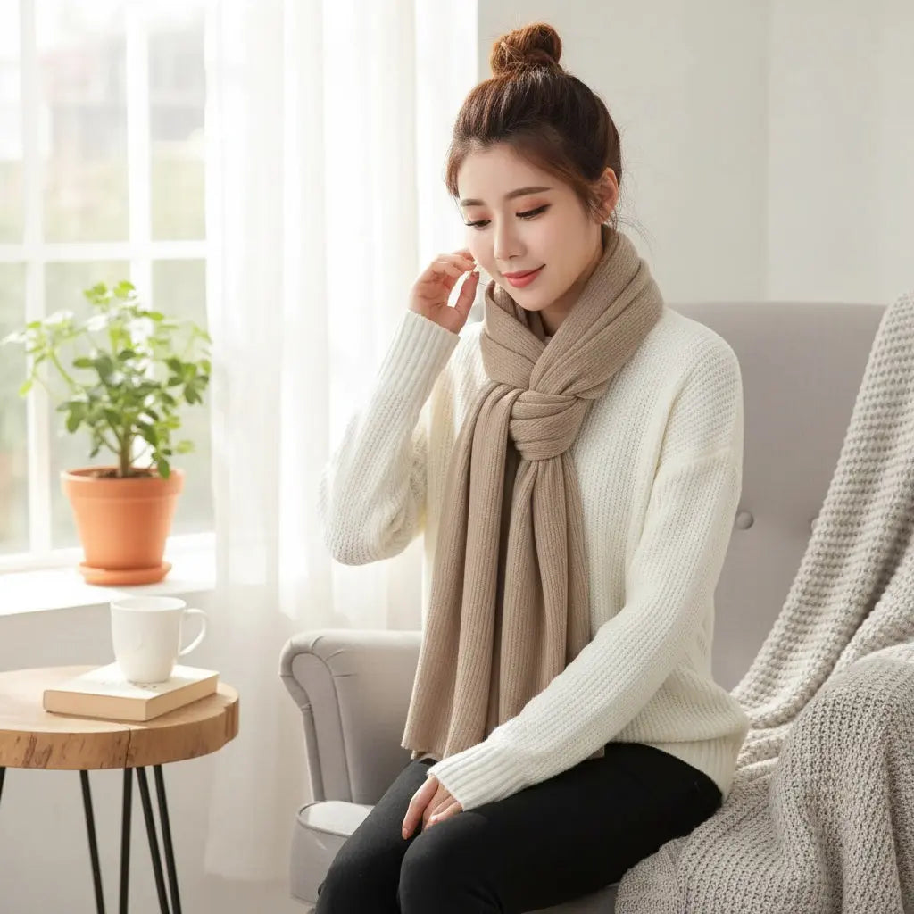 Echarpe femme NANCY - Coeur de Foulard