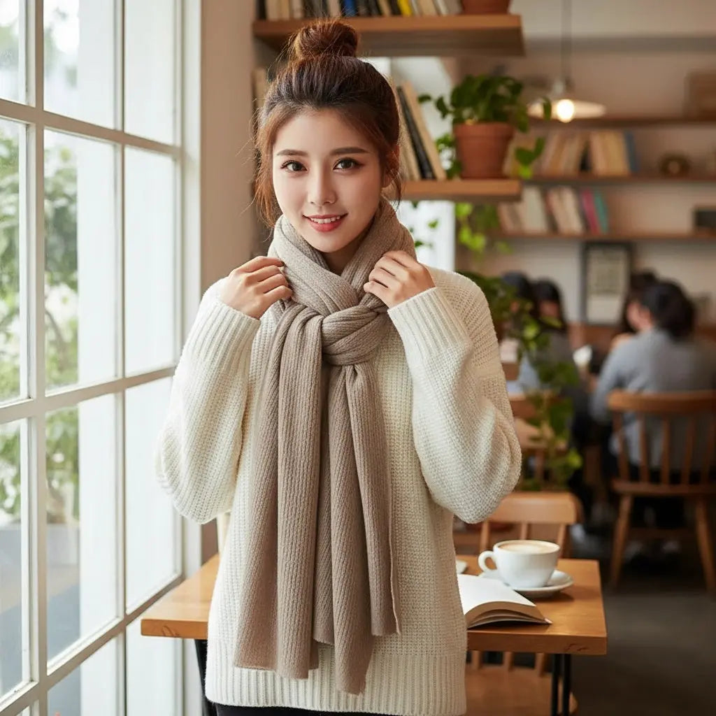 Echarpe femme NANCY - Coeur de Foulard