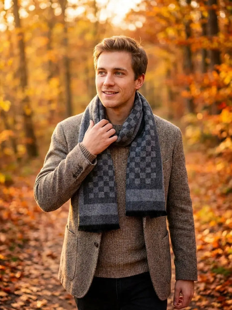 Echarpe homme BLAKE - Coeur de Foulard