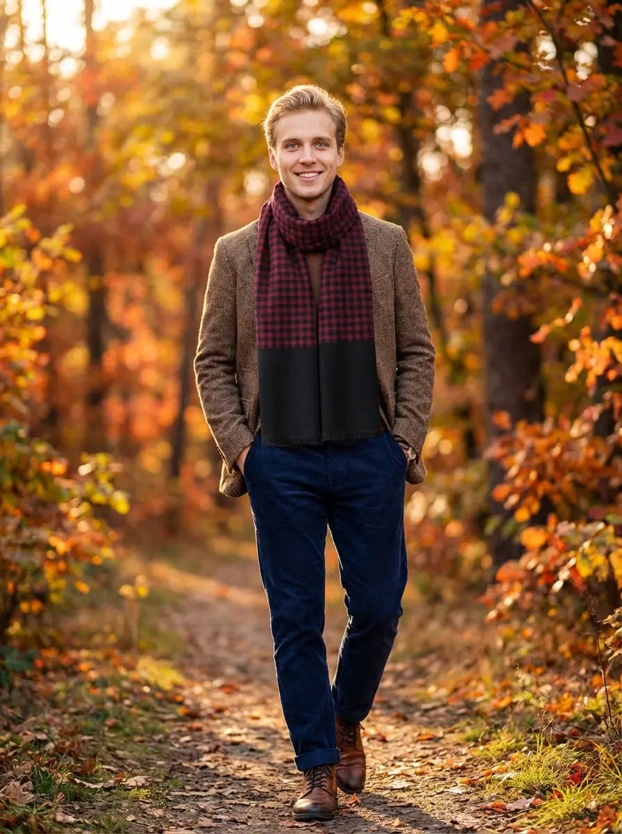 Echarpe homme CARTER Coeur de Foulard