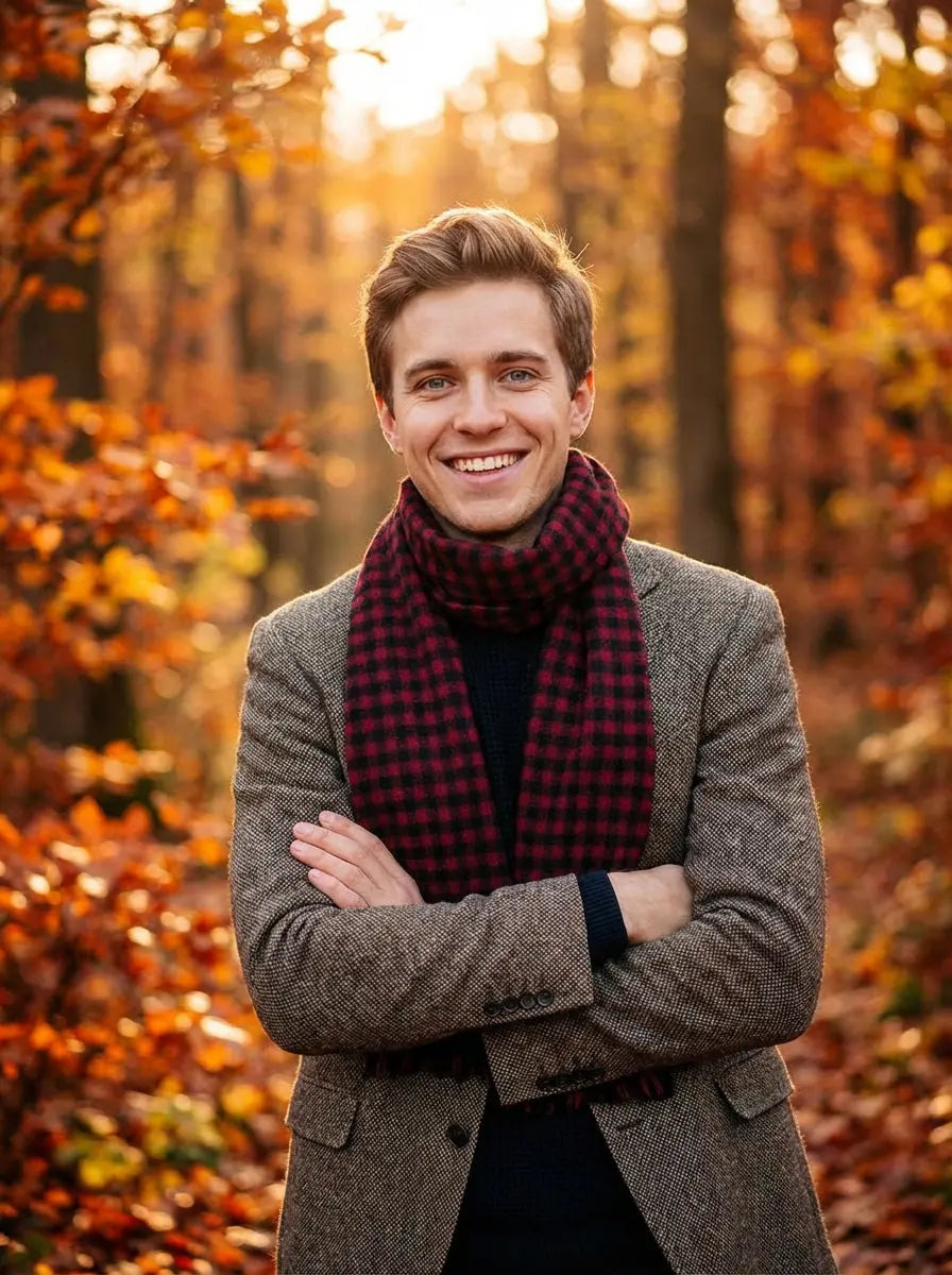 Echarpe homme CARTER Coeur de Foulard