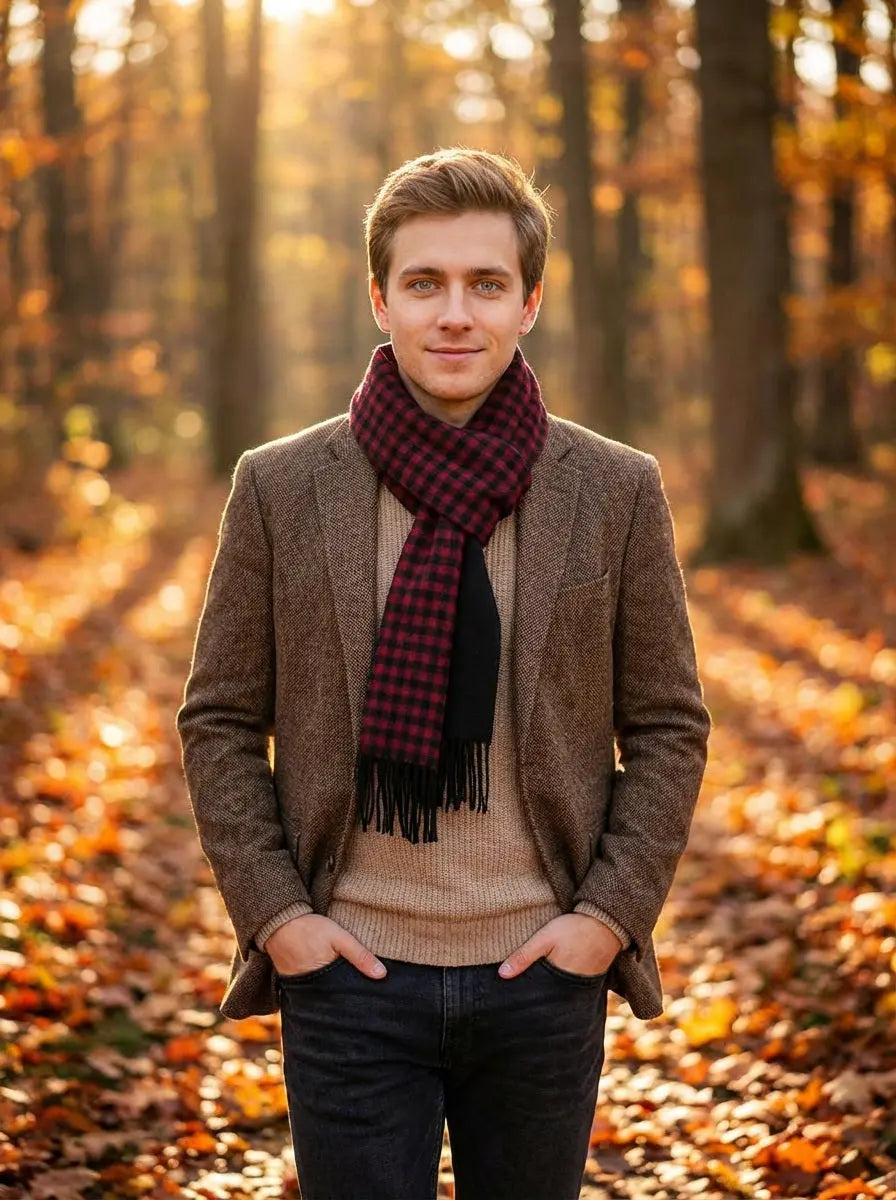 Echarpe homme CARTER Coeur de Foulard