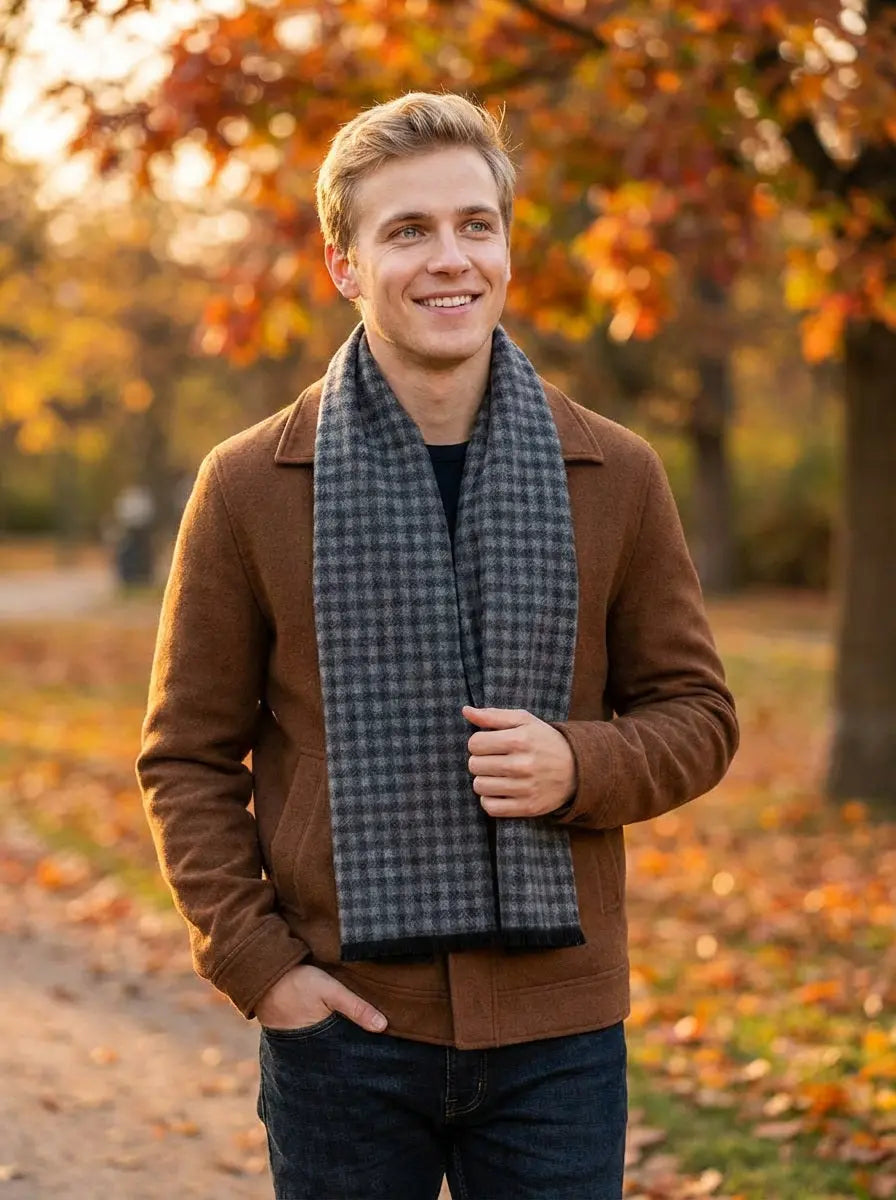 Echarpe homme CHASE - Coeur de Foulard