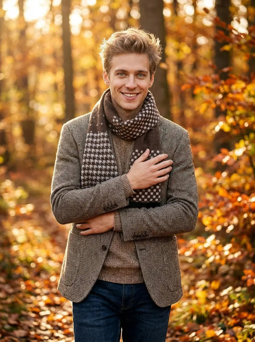 Echarpe homme CODY - Coeur de Foulard
