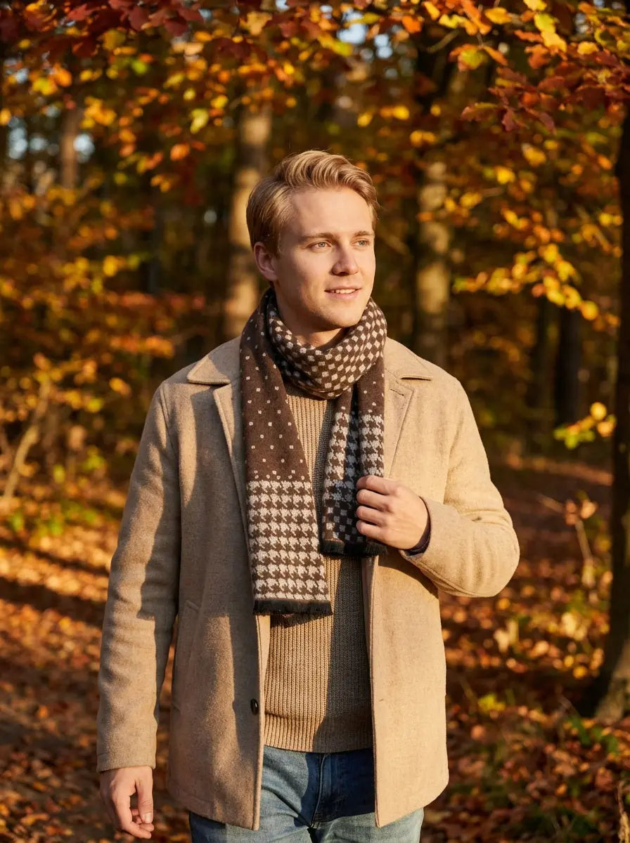 Echarpe homme CODY - Coeur de Foulard