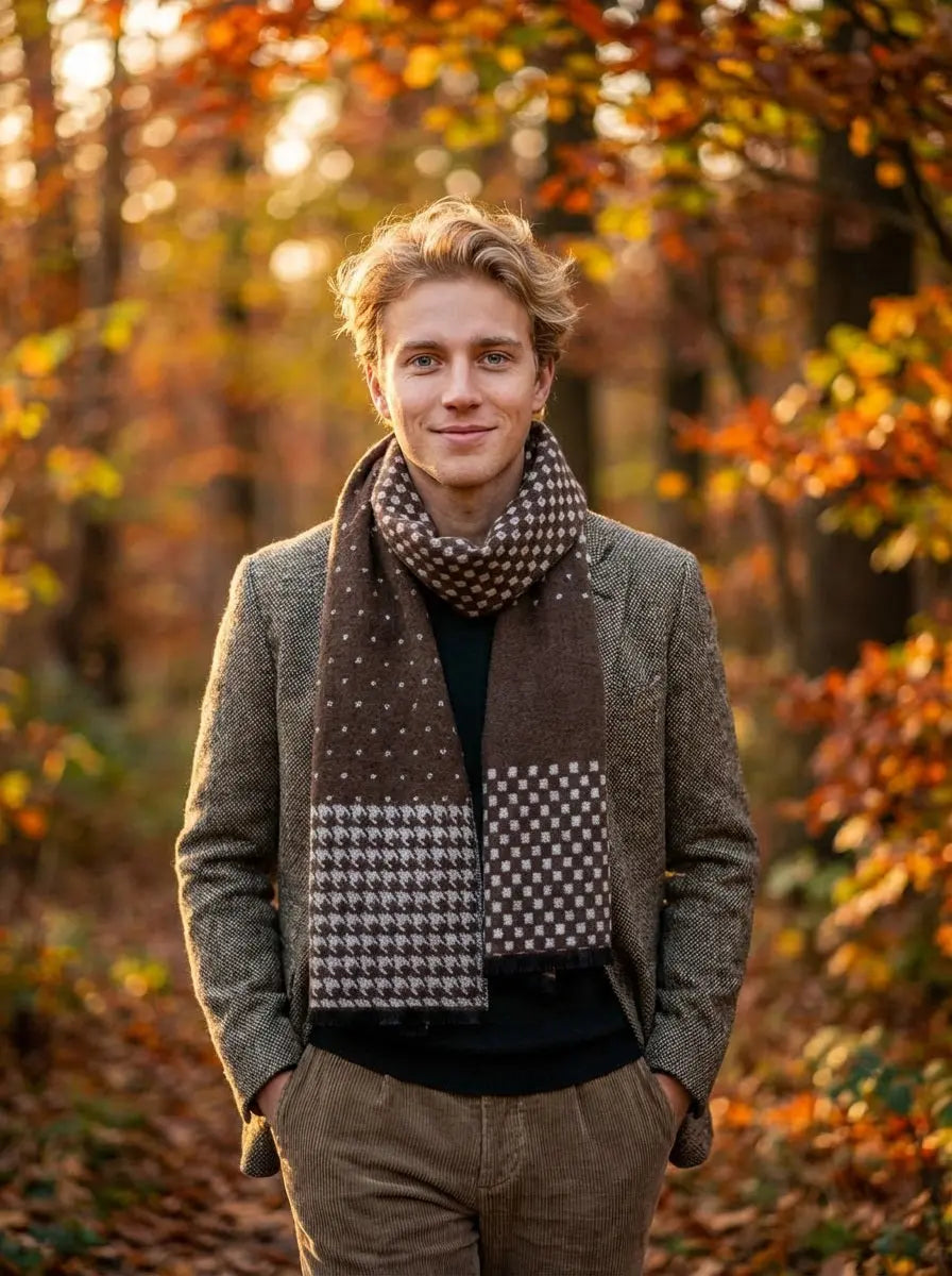 Echarpe homme CODY - Coeur de Foulard