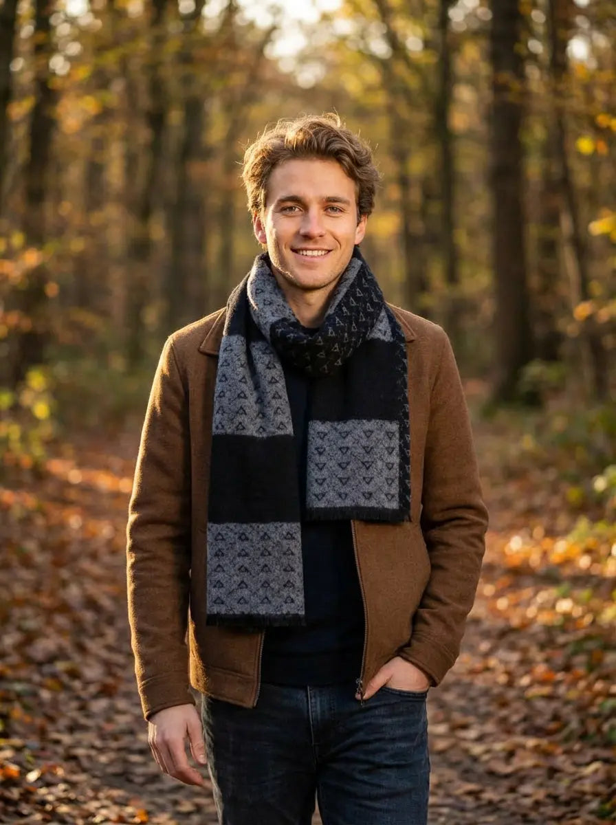Echarpe homme COLTON - Coeur de Foulard