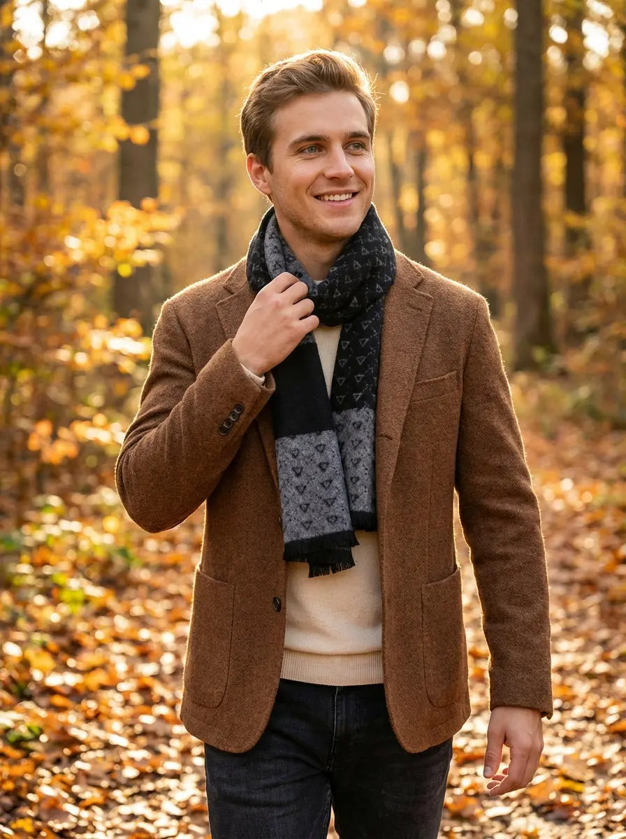 Echarpe homme COLTON - Coeur de Foulard
