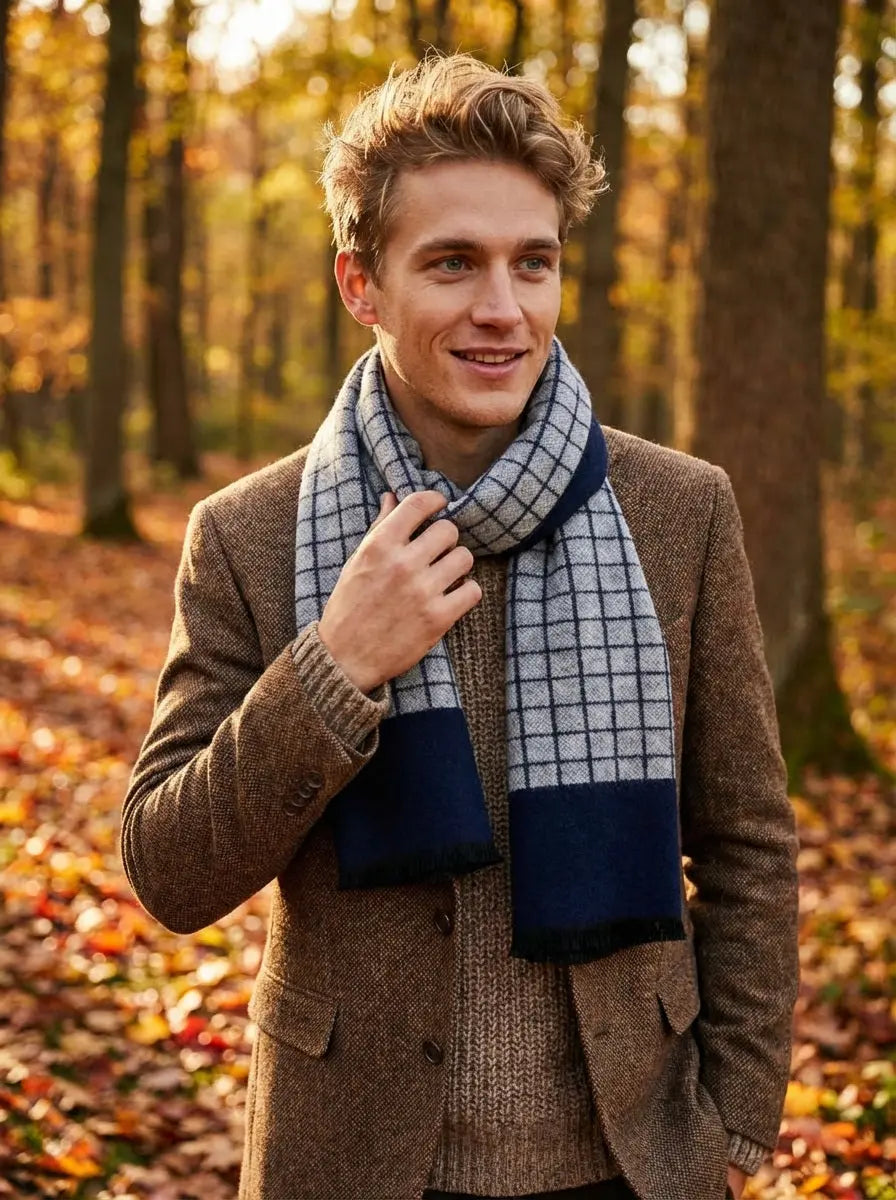 Echarpe homme DAKOTA - Coeur de Foulard