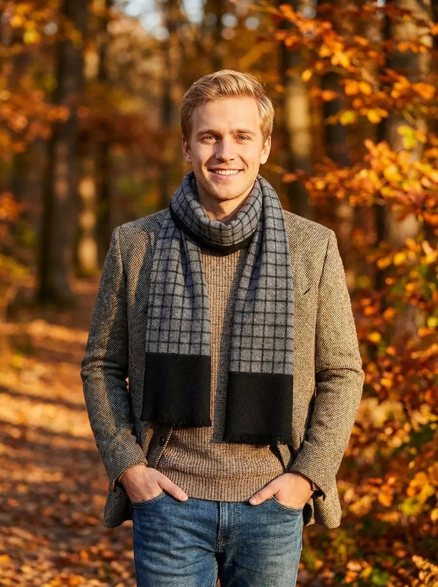 Echarpe homme DALTON - Coeur de Foulard