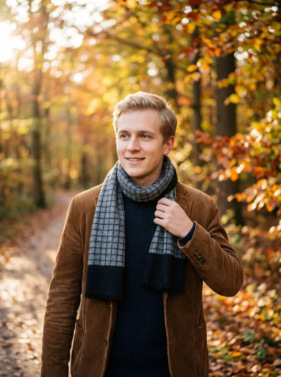 Echarpe homme DALTON - Coeur de Foulard