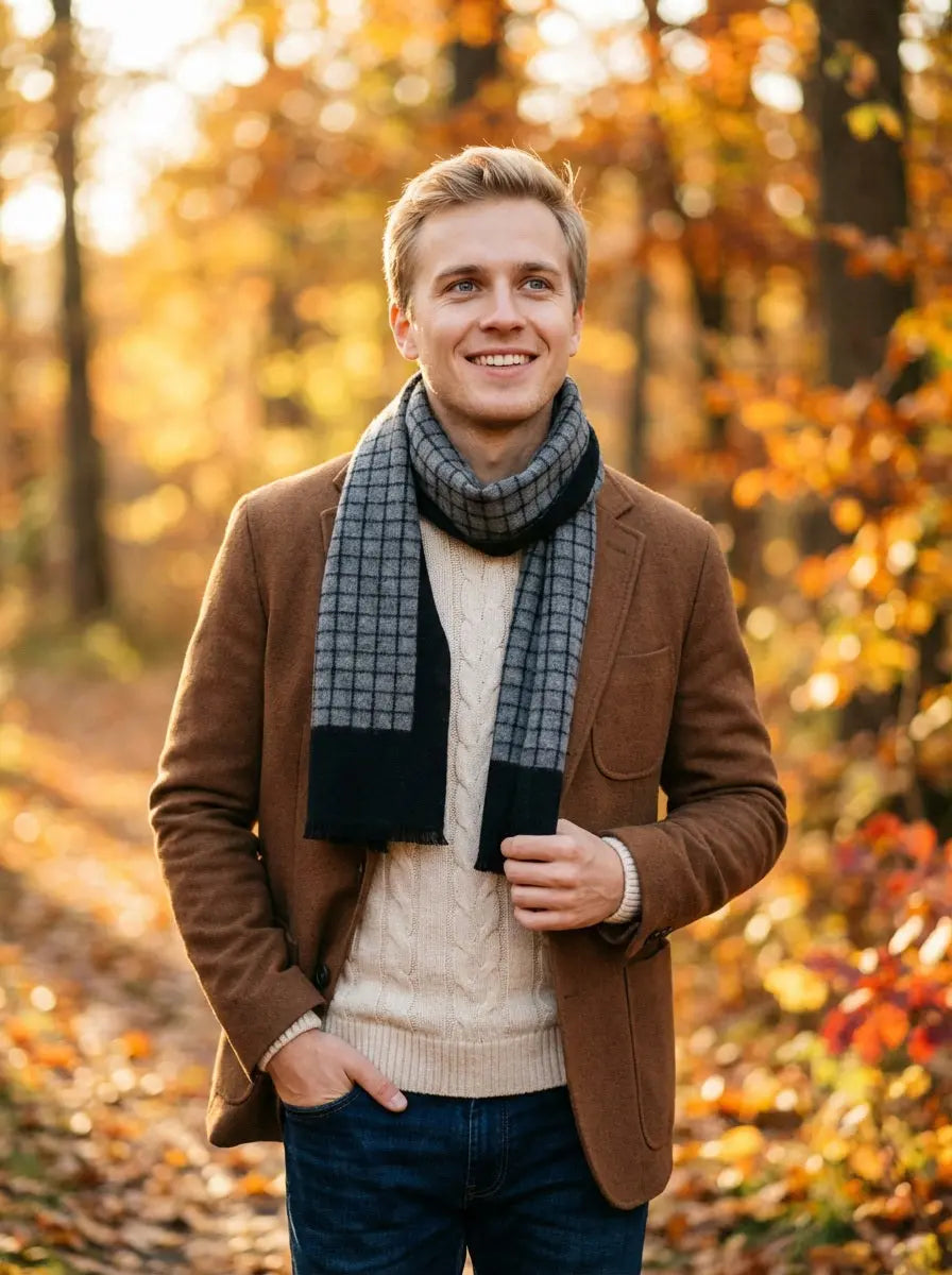 Echarpe homme DALTON Coeur de Foulard