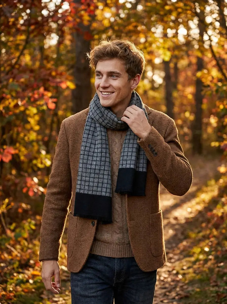 Echarpe homme DALTON - Coeur de Foulard