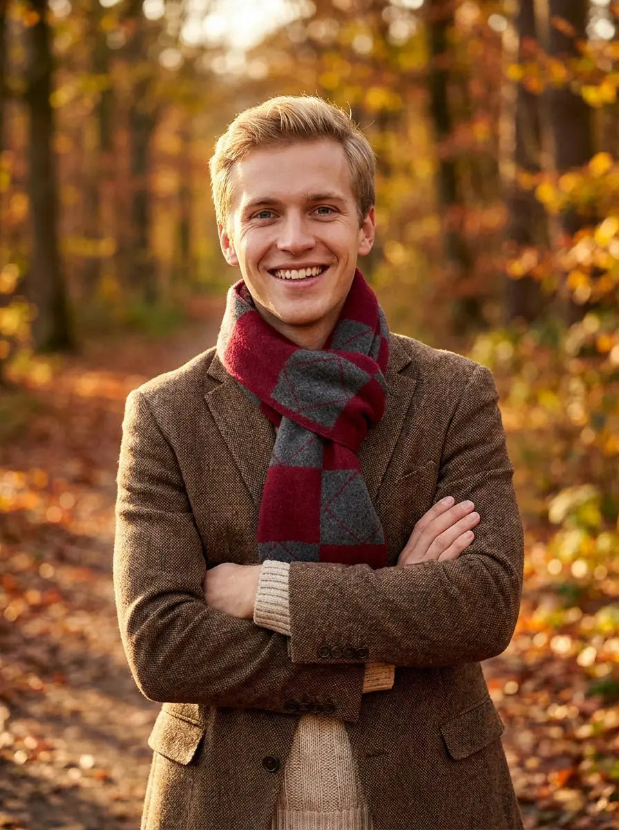 Echarpe homme FLOSI - Coeur de Foulard