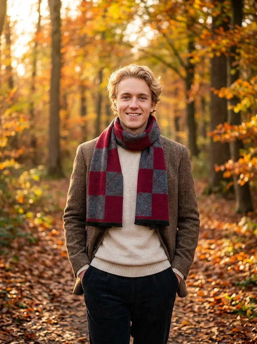 Echarpe homme FLOSI - Coeur de Foulard