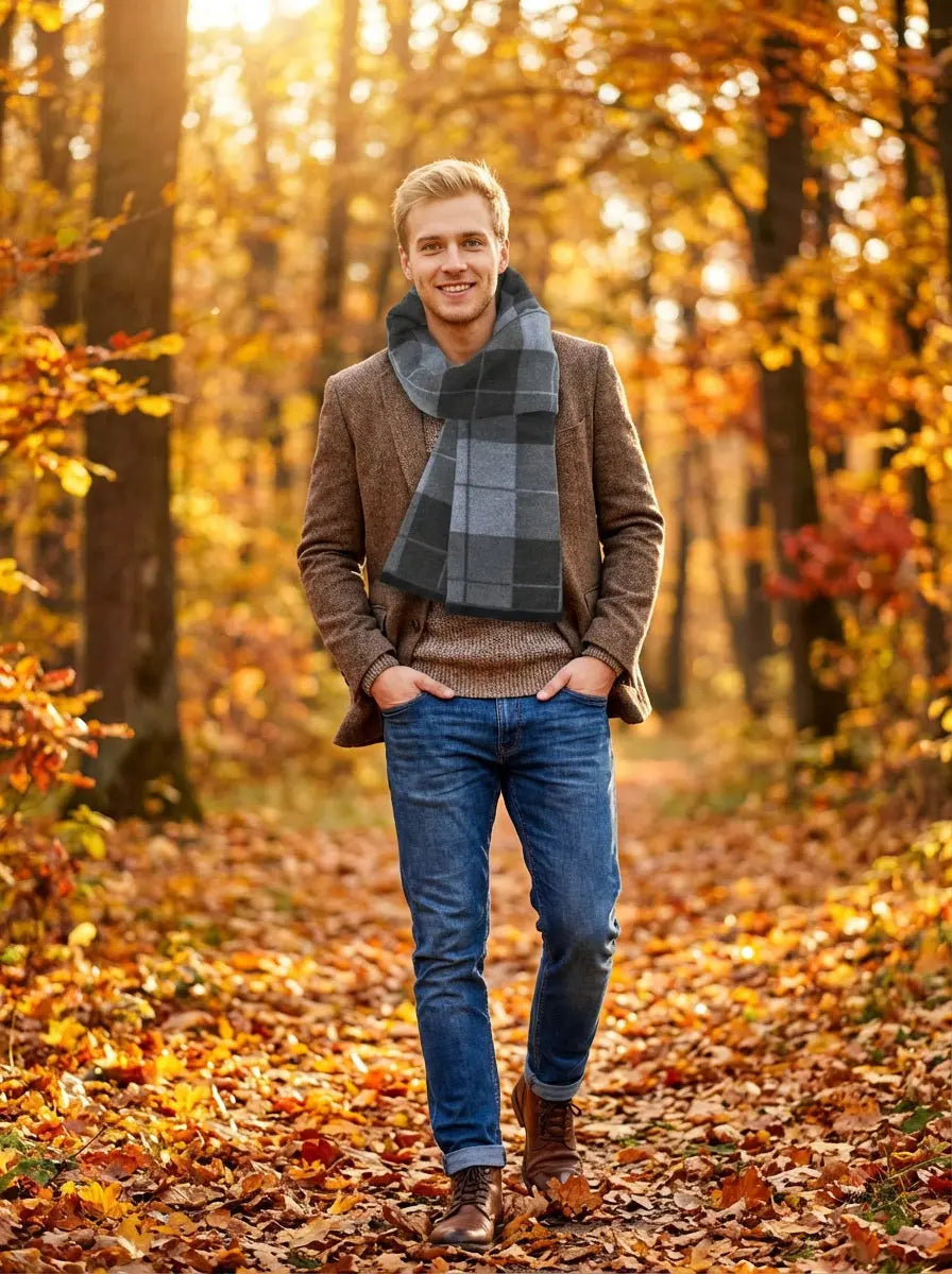 Echarpe homme GEIF - Coeur de Foulard