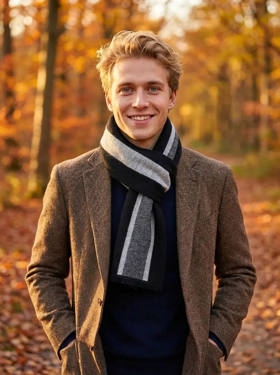 Echarpe homme JUKKA Coeur de Foulard