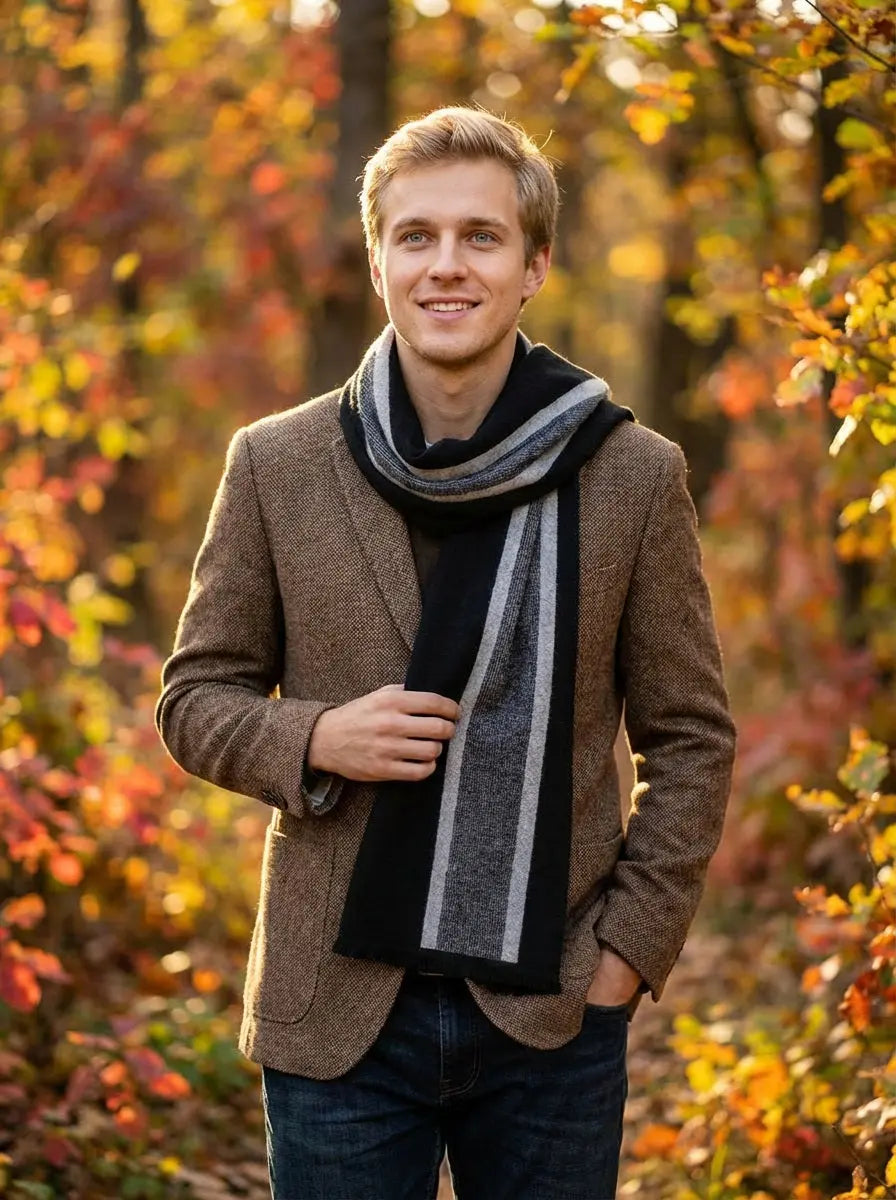 Echarpe homme JUKKA Coeur de Foulard