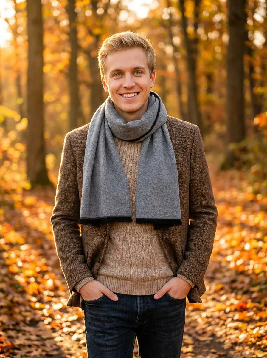 Echarpe homme ODIN - Coeur de Foulard