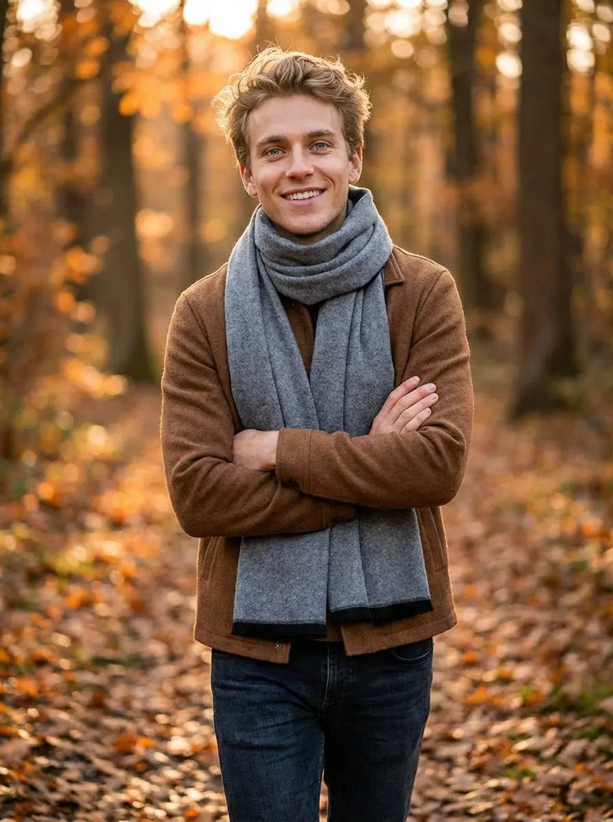 Echarpe homme ODIN - Coeur de Foulard