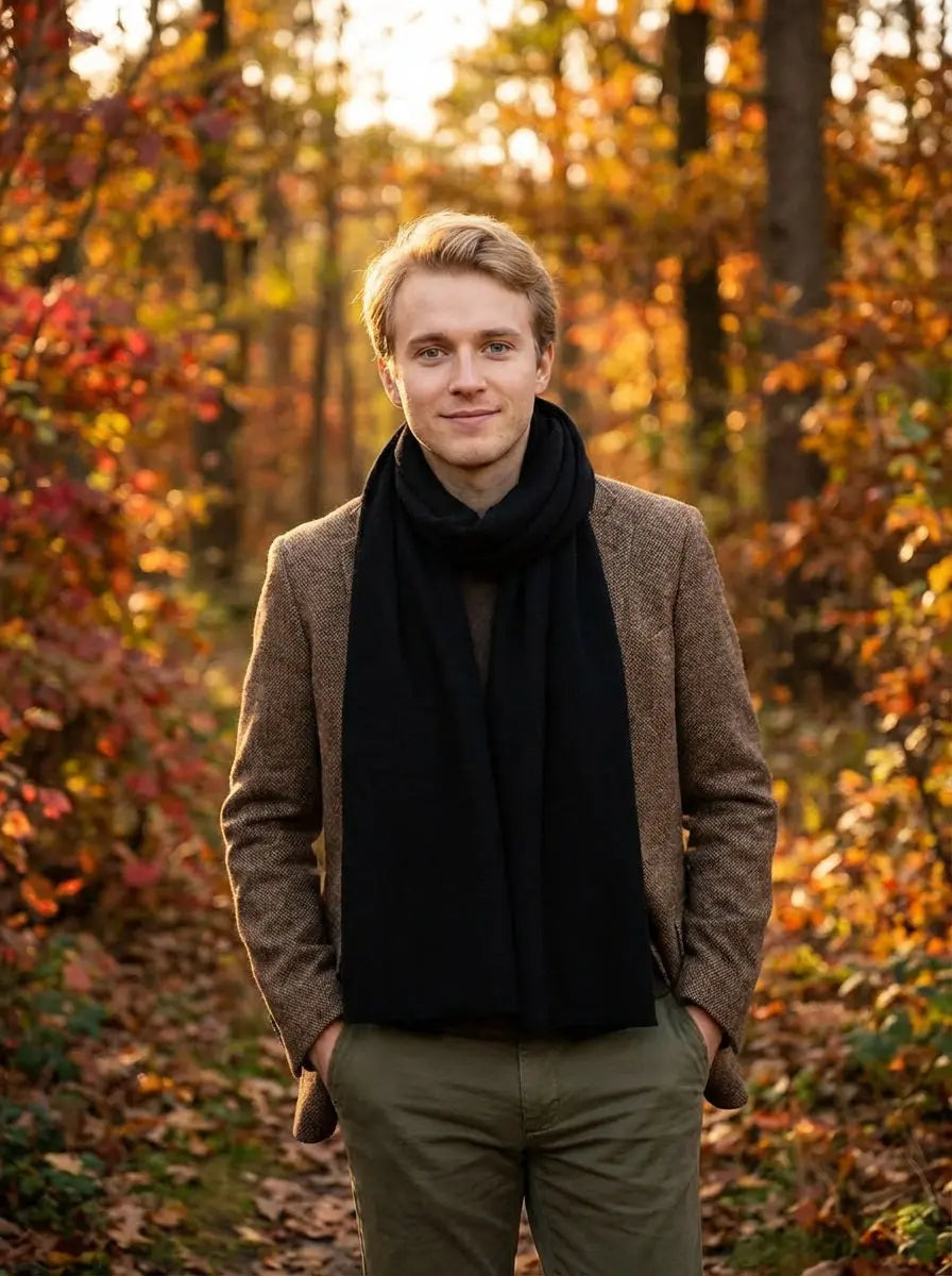 Echarpe homme RIKARD Coeur de Foulard