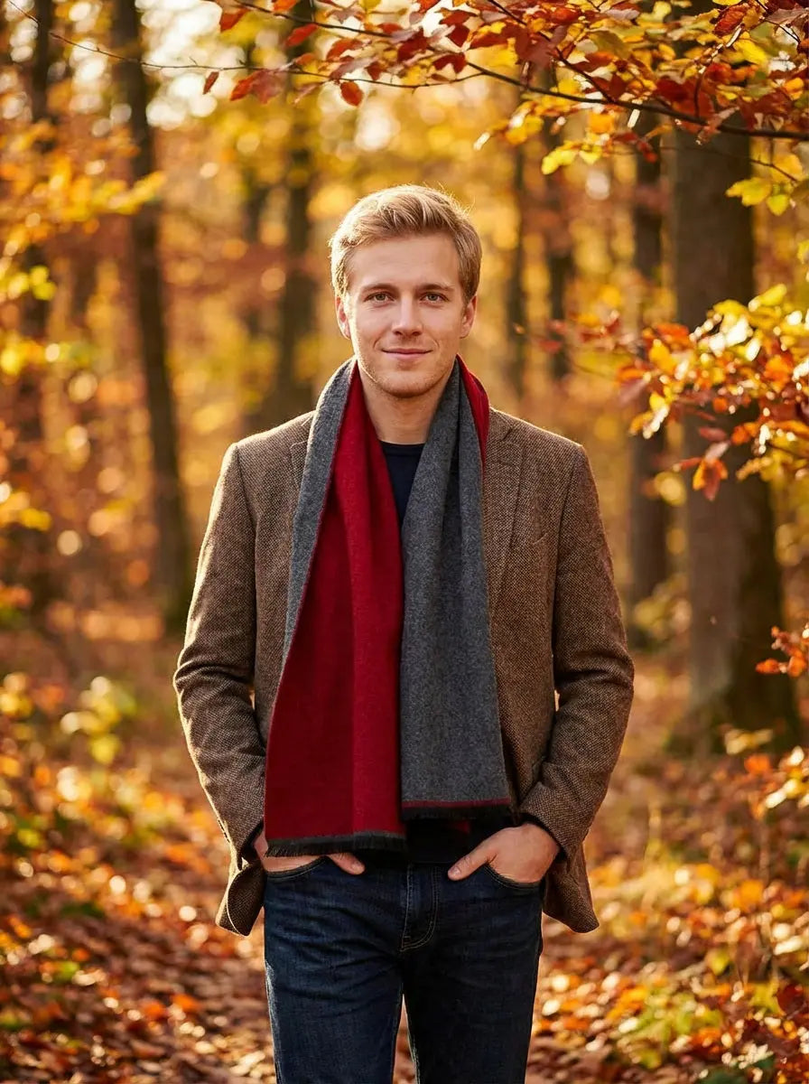 Echarpe homme SIXTEN - Coeur de Foulard