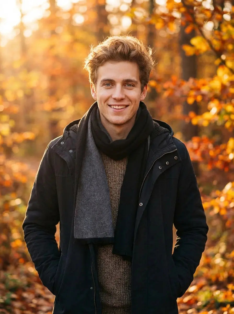 Echarpe homme THO - Coeur de Foulard