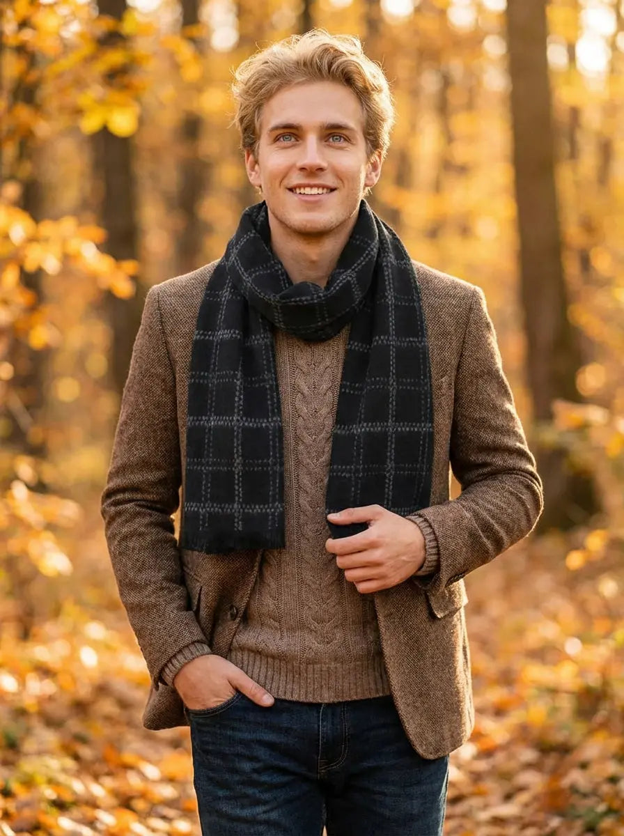 Echarpe homme THORSTEIN - Coeur de Foulard