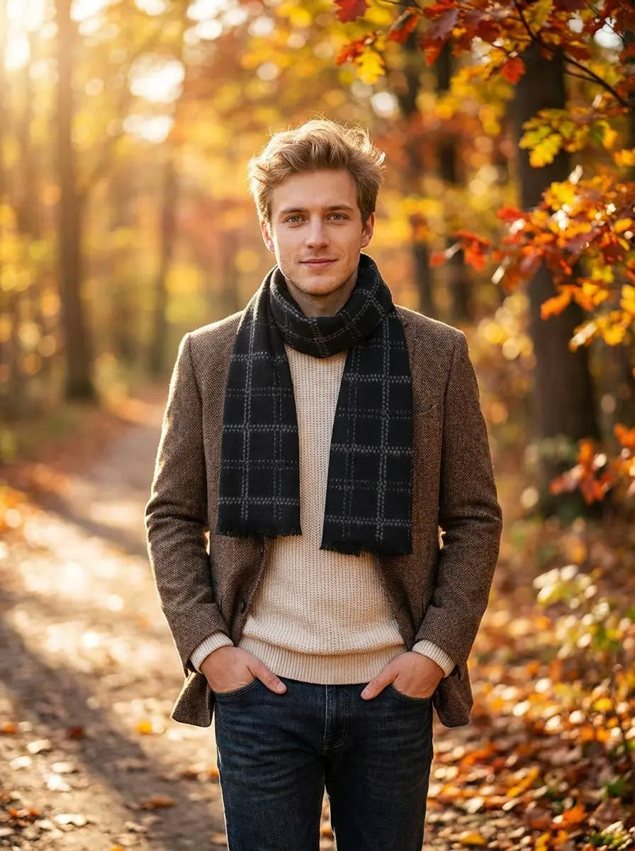 Echarpe homme THORSTEIN - Coeur de Foulard