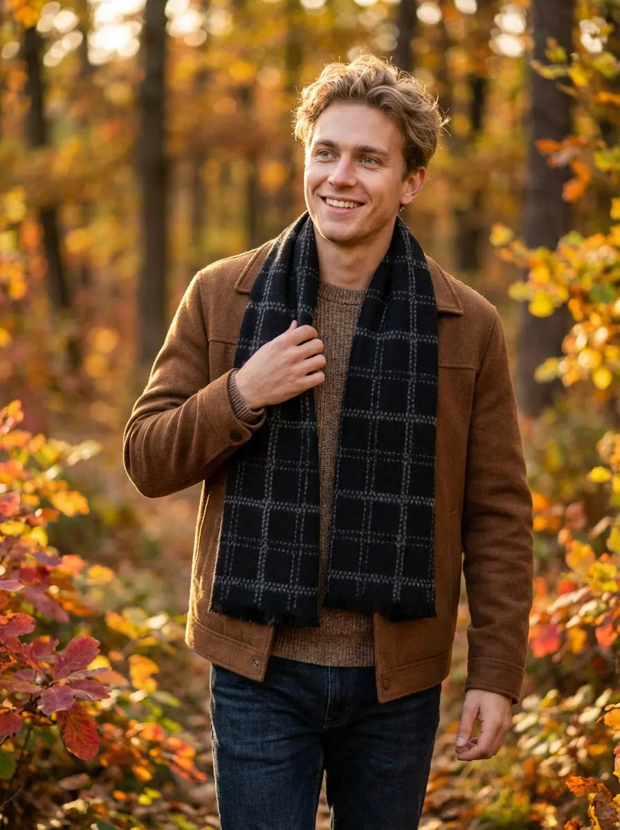 Echarpe homme THORSTEIN - Coeur de Foulard