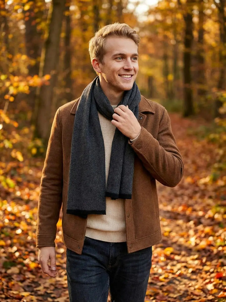 Echarpe homme ULFRIK - Coeur de Foulard