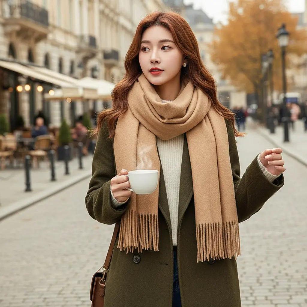 Echarpe pour femme FREJA - Coeur de Foulard
